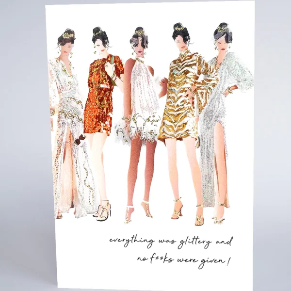 No F**ks Were Given Birthday Card