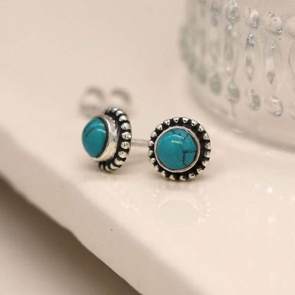 Turquoise Stud Earrings