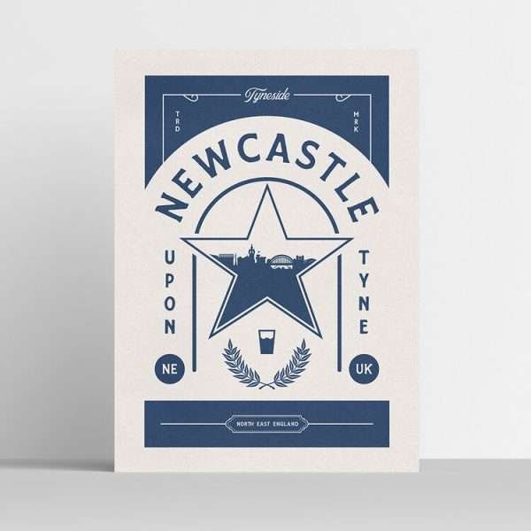 Vintage Newcastle Print