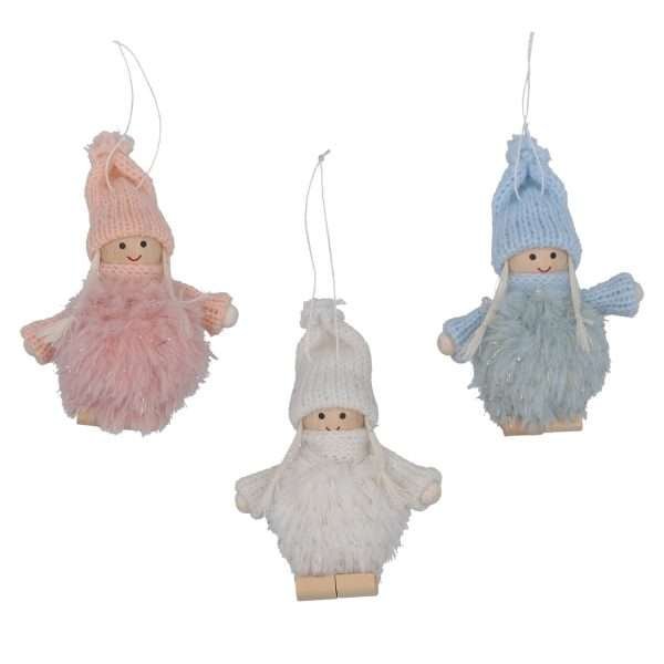 Little Pom Pom Pastel Fairy Decoration