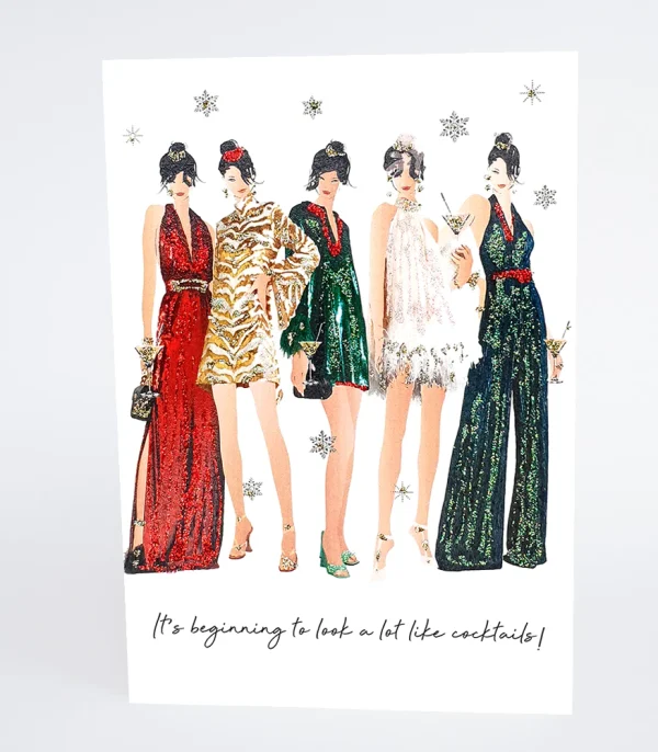 Beginning to look a lot like Cocktails Christmas Card