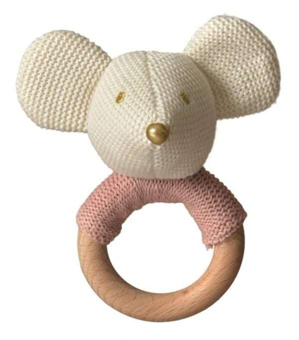 Celeste Mouse Rattle