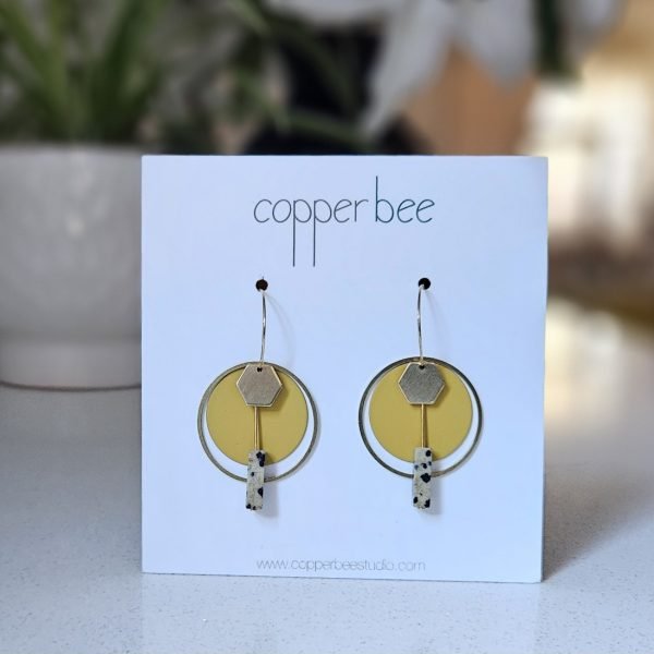 Jasper Pendulum Earrings