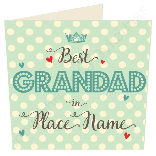 Best Grandad in Gateshead Card