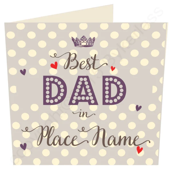 Best Dad In Gateshead Card