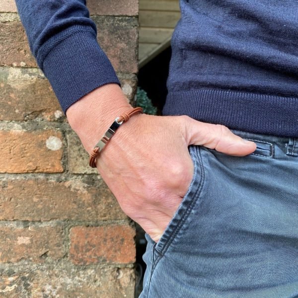ID Leather Bracelet