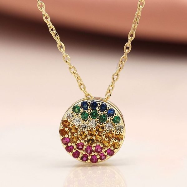 Rainbow Crystal Necklace