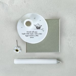 Alternative view of Friends Make You Laugh Candle Holder