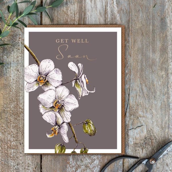 Floral Bloom Get Well Soon Card