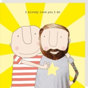 Bloody Love You Card Men