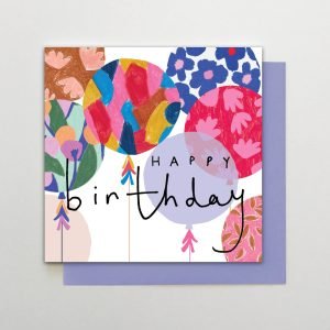 Happy Birthday Balloons Card
