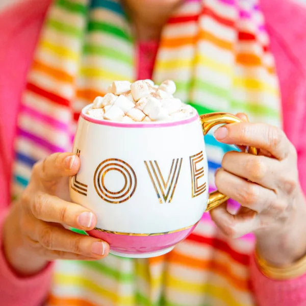 Candy Pink Love Mug