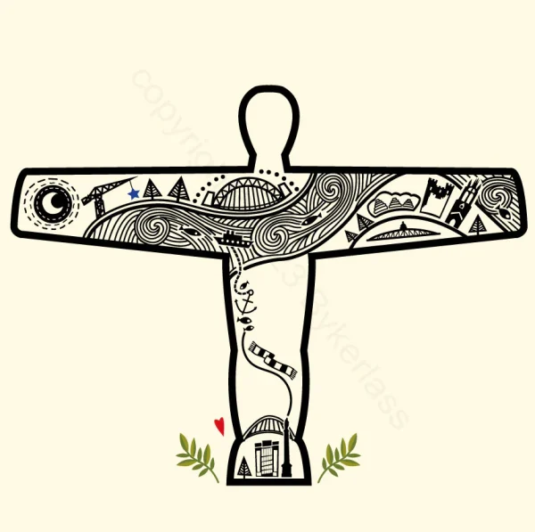 Angel of The North Card