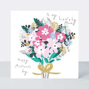 Lovely Mum Bouquet Mother's Day Card