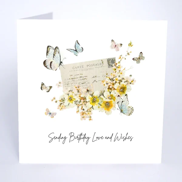 Sending Birthday Love and Wishes Card