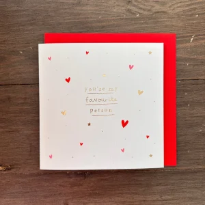 Favourite Person Valentine's Day Card