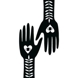 Heart Palms Card