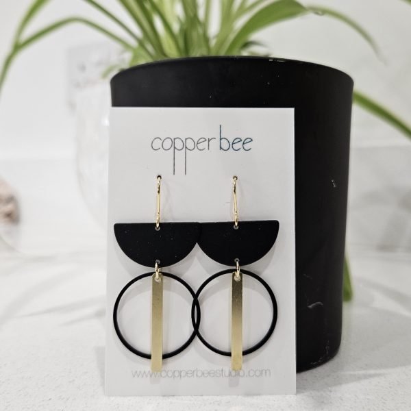Geometric Charm Earrings
