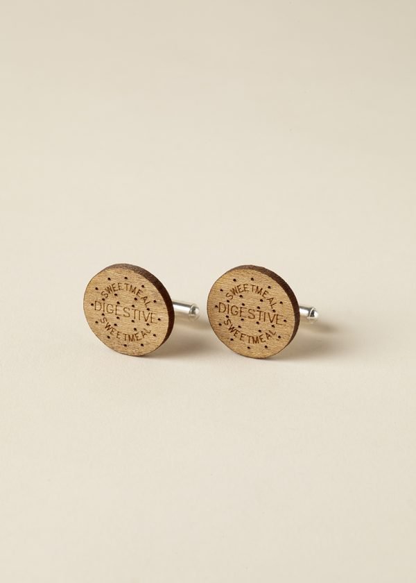 Digestive Biscuits Cufflinks