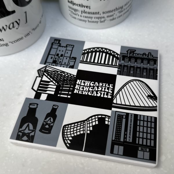 Newcastle 2nd Location Ceramic Coaster