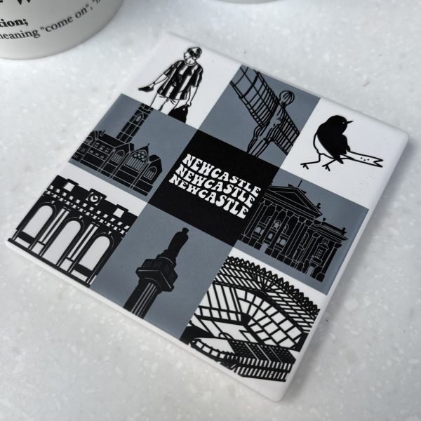 Newcastle Location Ceramic Coaster