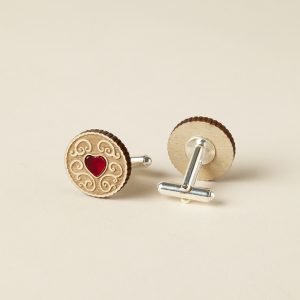 Alternative view of Jammy Dodger Cufflinks