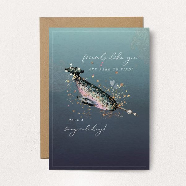 Narwhal Rare Friend Card