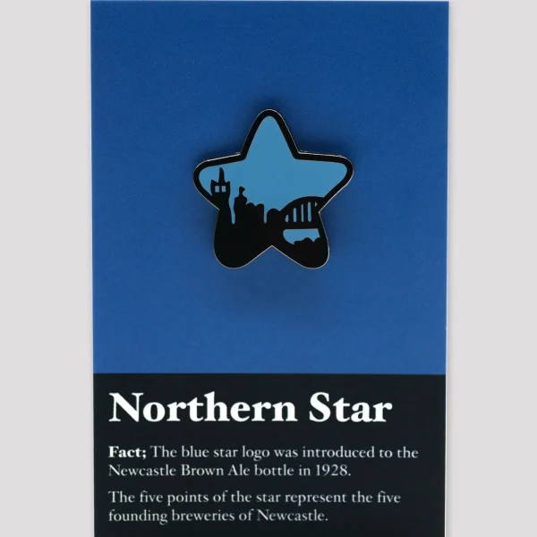 Northern Star Pin Badge