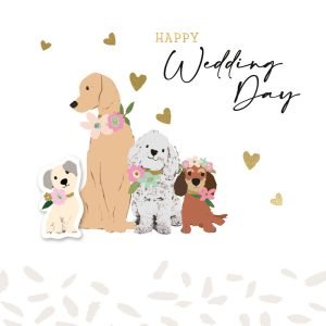 Wedding Day Dogs Card