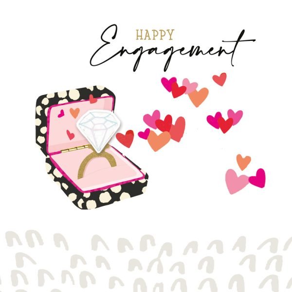 Diamond Ring Engagement Card