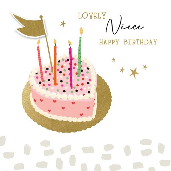Lovely Niece Birthday Card