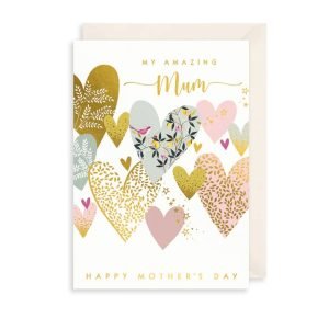 Pretty Hearts Mother's Day Card