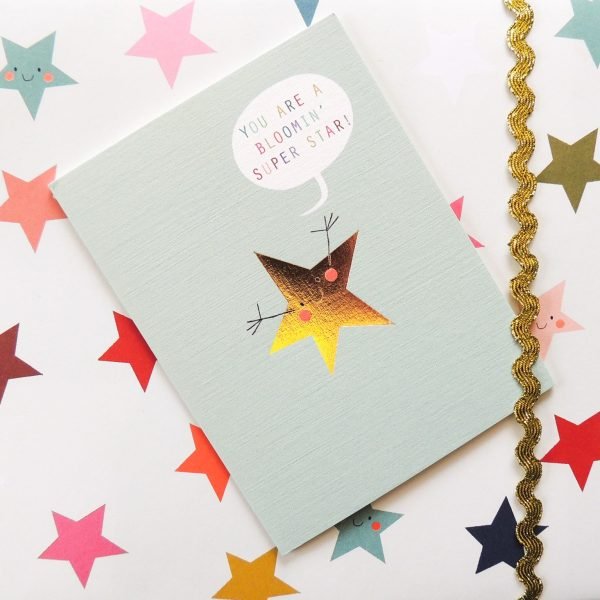 Smiley Super Star Card