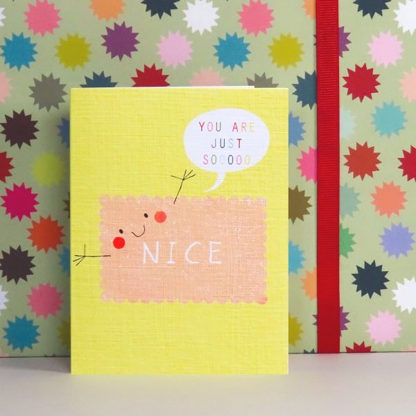 Smiley Nice Biscuit Card