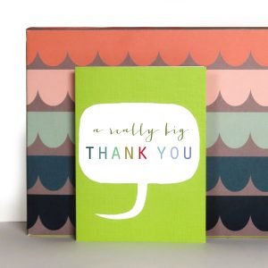 Alternative view of Colourful Thank You card