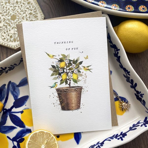 Thinking of You Lemon Tree Card