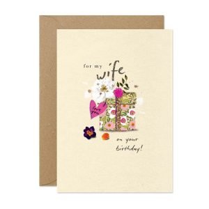 Wife Birthday Present Card