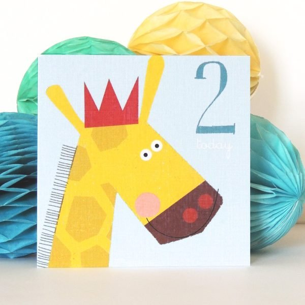 Party Giraffe 2 Today Card