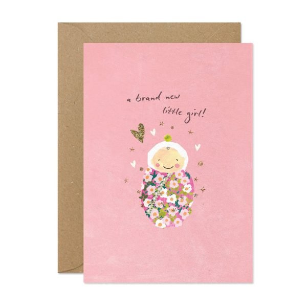 Brand New Little Girl Card