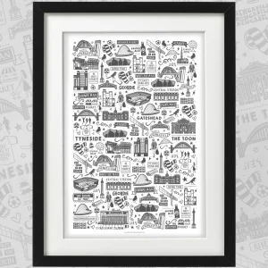 Newcastle Repeat Print