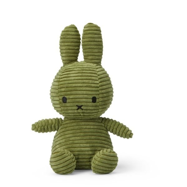 Olive Green Corduroy Miffy Soft Toy