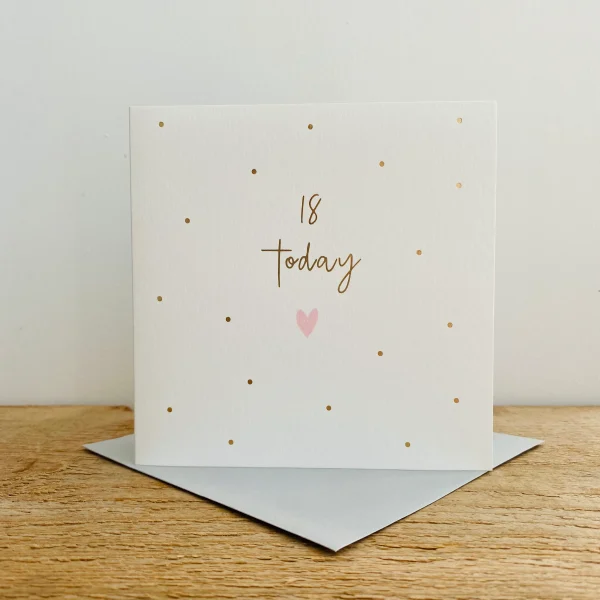 18 Today Birthday Card