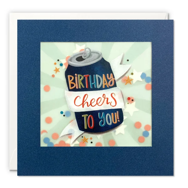 Cheers to You Paper Shakies Card
