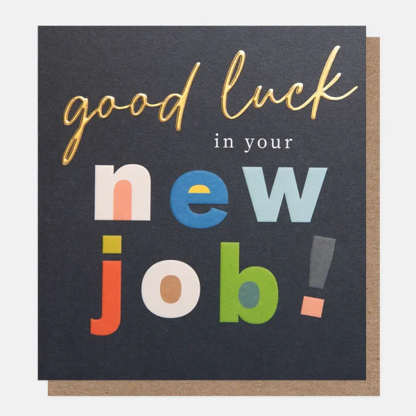 Good Luck New Job Card