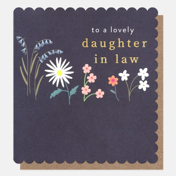 To a Lovely Daughter in Law Card