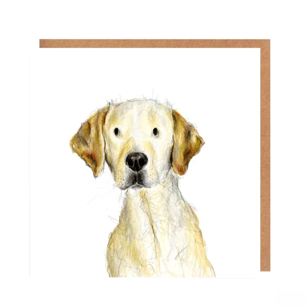 Fenton Golden Retriever Card