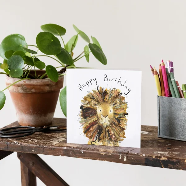 Gerry Lion Birthday Card