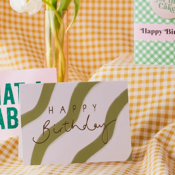 Happy Birthday Foil Card