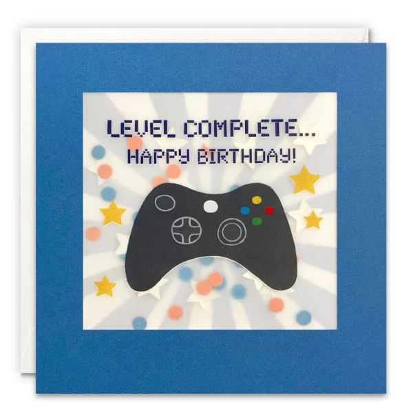 Level Complete Shakies Card