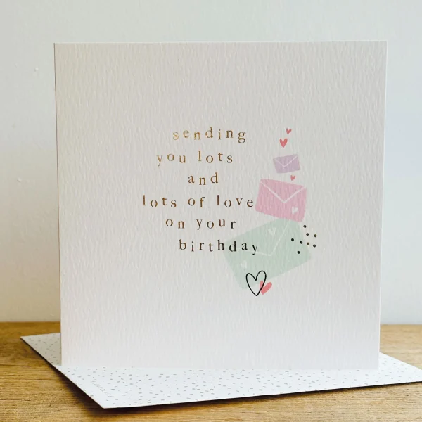 Sending Birthday Love Card